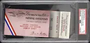 1956 Democratic National Convention Slabbed Full Ticket (PSA EX 5)