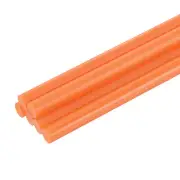 Mini Hot Glue Sticks for Glue Gun 0.43-inch x 8-inch Orange 6pcs
