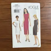 UNCUT VTG Vogue Patterns 7284 SZ 14, 16, 18 Dress Sewing Pattern