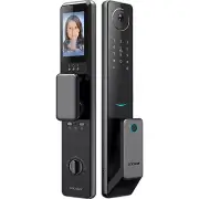 New 3D Face Smart Door Security Lock Camera with Fingerprint Password Keypad2023