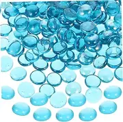 ifundom 1Bag Fireproof Glass for Fish Tank DIY Decor Fireplace and Outdoor Pathways Shiny Stones for Aquarium Decorations and Crafts
