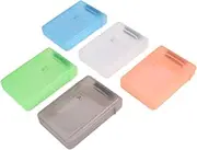 OSALADI Hard Drive Protector Case 5pcs 3.5 Inch Enclosure Drop Resistance Easy Insertion
