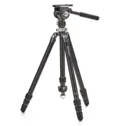 New! Benro Kingpod CF 2 Series, 4 Section Tripod with FS36PRO Hybrid Head