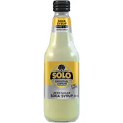 Solo Zero Sugar Soda Syrup Sugar Free Cordial For Soda Water 300ml