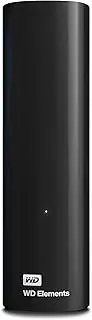 Western Digital WD Elements Desktop 18TB USB 3.0 3.5' External Hard Drive - Black Plug & Play Formatted NTFS for Windows 10/8.1/7