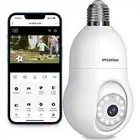 LaView 4MP Bulb Security Camera 2.4GHz,360° 2K Security Cameras Wireless Outd...