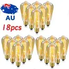 E27 Vintage Retro Light Edison Bulb 40W ST64 Filament Incandescent Light Bulb AU