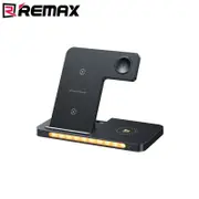 REMAX Minxl Pro Series 22W 3-in-1 Foldable Wireless Charger with Light Black & White