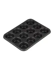 [Maxwell & Williams] BakerMaker Non-Stick 12 Cup Muffin/Cupcake Pan in Black