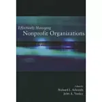 EFFECTIVELY MANAGING NONPROFIT ORGANIZATIONS