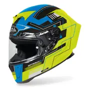 Airoh GP 550S Challenge Helmet, black-yellow, Size XS for Men Black Yellow