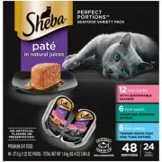 Perfect Portions Wet Cat Food Pate With Sustainable Salmon, Signature Seafood...