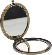 DRESSOOS Portable Makeup Mirror Round Design Pocket Mirror for Women Compact Lightweight for Travel Present for Special Occasions