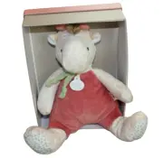 Doudou et Compagnie Paris Couleurs Savane Giraffe Plush Baby Lovey Toy Pink NEW