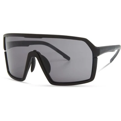 Madison Crypto Cycling Sunglasses - Matt Black Frame / Black Mirrored Lens