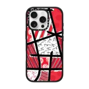 iPhone 16 Pro Impact Case RED LANDSCAPE BY ROMERO BRITTO