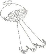 [Eigell] Chic Bracelet Chain Bracelet Connected Finger Hand Jewelry