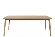 DD Zahara Solid Timber Legs Meeting Table