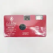 J. J. Keller 35 mm Flash Camera w/ 15 Exposure Film - New