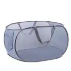 foldable laundry basket Pop Up Laundry Hamper Collapsible Mesh dirty clothes