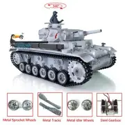 2.4G Henglong 1/16 7.0 Panzer III H RTR 3849 RC BB IR Infrared Tank Metal Tracks