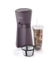 Mr. Coffee® Iced™ Coffee Maker with Reusable Tumbler and Coffee Filter Lavender