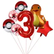 7pcs Pokmn Charmander Balloon Party Decoration Supplies Birthday Party Gift no 3