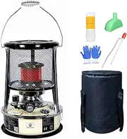 Camping Kerosene Oil Heater Multifunctional Kerosene Stove Adjustable Flame Kerosene Burner Beige one Set