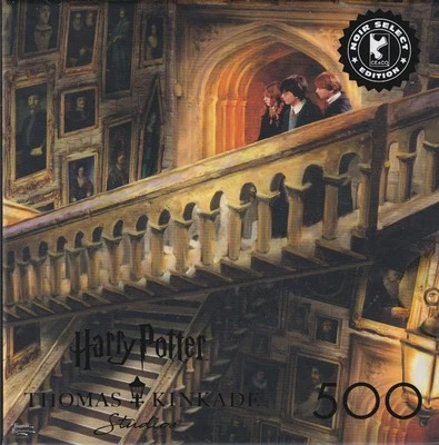 Thomas Kinkade Harry Potter Ceaco 500 Pc Jigsaw Puzzle Grand Stair Case NIB