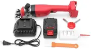Cordless Electric Sheep Shearing Clipper Scissors Shears Cutter Goat Wool Clipper Machine Farm Cutting Machine Animal Hair Trimmer Wool 13 Teeth Blade