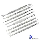 Set Of 8 Comedone Extractors Acne Blackhead Remover Pimple Blemish Spots Facial