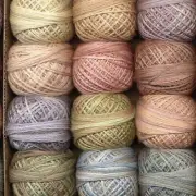 Muddy Monet's 3-Strand Cotton Embroidery Floss Set - 12 Vibrant Balls