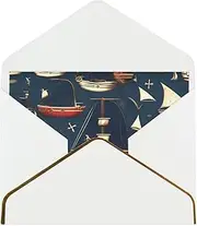 FRESQA Nautical Sailing Pirate Theme Ideal For Weddings, Friendships, And Holidays | Crafted From Premium Pearlescent Paper