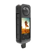 For Insta360 X3 Anti-drop Metal Protective Cage Frame with Lens Protector CoveAk