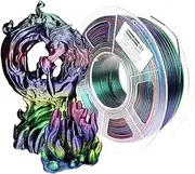 PLA 3D Printer Filament 1.75mm Chameleon Mirror Chrome Accuracy +/-0.05mm Net Weight 1kg(2.2lbs) forr Ender3 Cr10