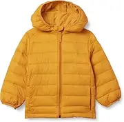 [Amazon Essentials] Boys' Lightweight Water-Resistant Packable Hooded Puffer Coat