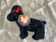 SCARCE Ty Beanie Baby GiGi Poodle Handmade in Indonesia mismatched dates 97/98