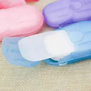 Portable Soluble Disinfectant Soap Paper 20pcs Disposable Boxed Hand Washing