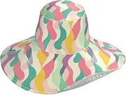 [Yoogain] Modern Anstract Colorful Art Foldable Women Sun Visor for Sport Decorative Shade Hats for Womens Running Collapsible sombreros para sol para Mujer, Modern Anstract Colorful Art, One Size