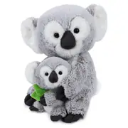 GUND - Zozo & Baby Koala Plush, Soft Toy, Grey, 23cm