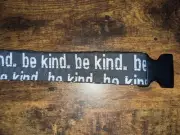 BE KIND BLACK WHITE GRATITUDE LOVE SPIRITUAL DOG PUPPY PET COLLAR LIESELLE & CO