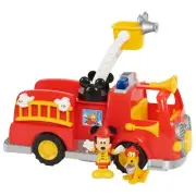 Disney Mickey Mouse Fire Engine, Figure & Vehicle Playset with Lights and Sounds