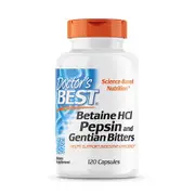 Dietary supplements Doctor's Best Betaina Hcl, Pepsyny, Korzeń Goryczki (120 capsules) 3862