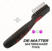DOG Cat Hair Coat 9 Blade MATBREAKER XL Knot MAT Breaker Dematting Razor Tool L
