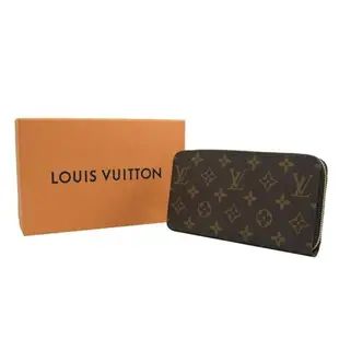 Louis Vuitton LV M42616 ZIPPY 經典老花ㄇ字拉鍊長夾.咖