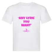 Sully @ Erna@ KID'S tshirt tee shirt t LYRIC gift custom MUSIC pink