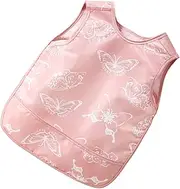INOOMP Sleeveless Apron Bib Smock for Home Nursery and School Comfortable Eating Bib for Year Easy to Clean