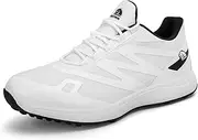 [JiuQing] Golf Shoes Men Spikeless Breathable Golfing Trainers Outdoor Anti Slip Walking Sneaker