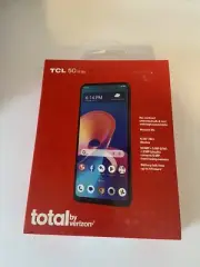 TCL 50XE, 128GB, Dark Blue 6.5" Display 50MP Smartphone [Locked to Total]