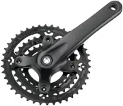 Samox AF29 Crankset - 175mm, 9-Speed, 48/36/26t, 104/Riveted BCD, JIS Square